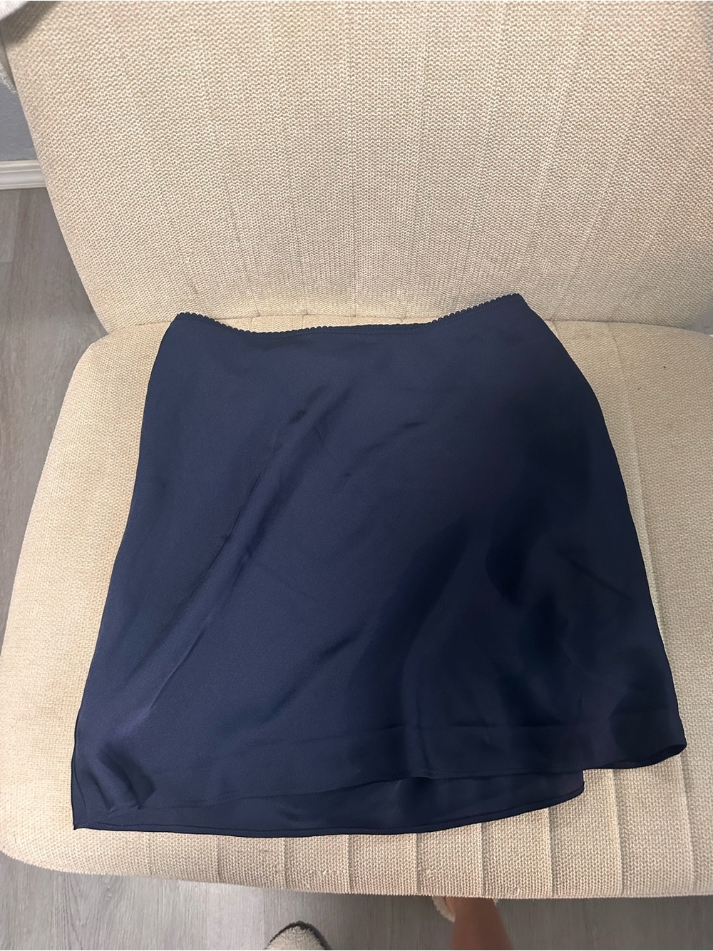 Aritzia satin skirt